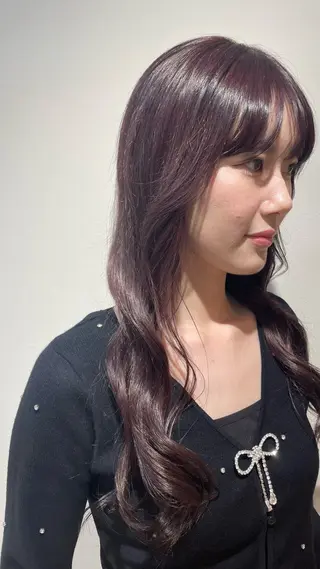 ロング Agnos青山所属・鈴木 里奈のヘアスタイル