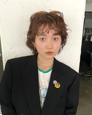 ショート パーマ 石倉 龍馬のヘアスタイル