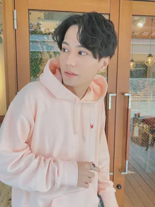 ミディアム パーマ メンズRubik,s メンズ特化型サロンのヘアスタイル