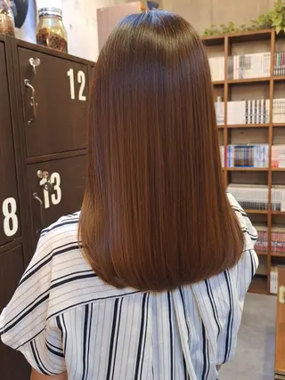 セミロング 船引 竜将のヘアスタイル