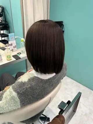 ミディアム カラー 透明感カラー特化/ 顔まわり特化/辻部のヘアスタイル