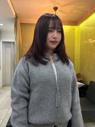 ミディアム カラー 似合わせパーマ/ メンズパーマ/しゅうのヘアスタイル