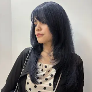 ロング カラー 🍎似合わせハイトー ン🍎ののかのヘアスタイル