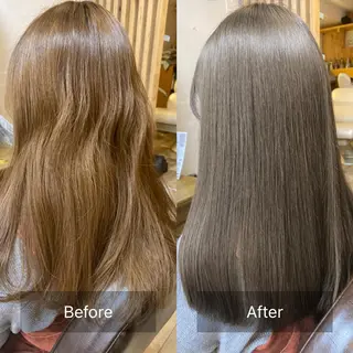 セミロング ku-to+所属・髪質改善✨ 角谷　勇のヘアスタイル