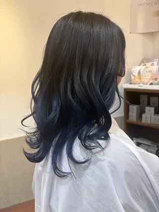 ロング MOLLASALON 浅香山店所属・髪質改善カラー 縮毛矯正🤍辻桃加のヘアスタイル