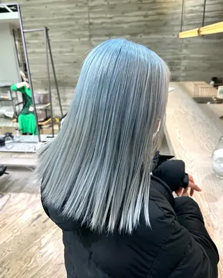 カラー ササキカズマ〻透明感 〻色落ち〻赤み消しのヘアスタイル