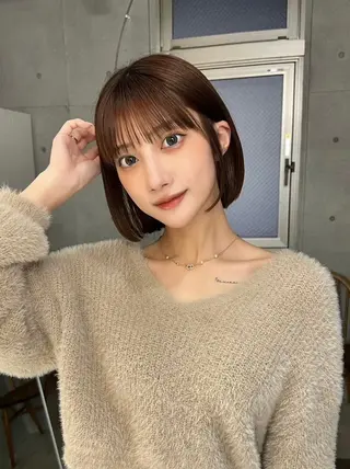 ショート sand池袋所属・似合わせボブカット ISAKIのヘアスタイル