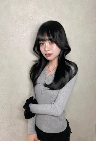 ロング カラー トレンドスタイル/ ワンホン/YURIのヘアスタイル