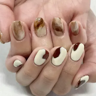 ネイル 東 千夏のネイルデザイン