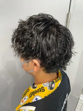 ショート カラー パーマ メンズ 🔥メンズヘア🔥 セヤシュウヘイのヘアスタイル