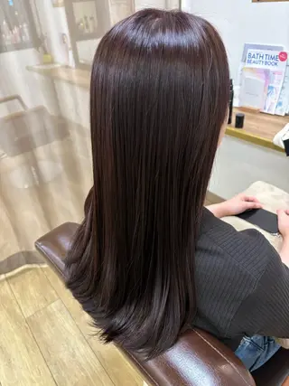 ロング カラー 佐野 岬のヘアスタイル