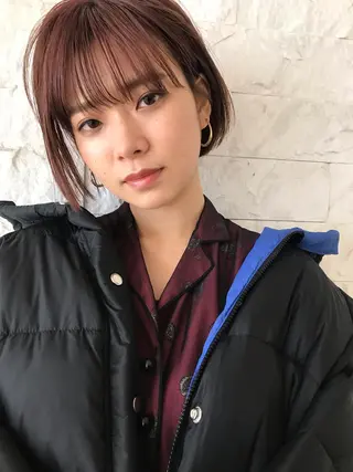 ショート カラー suvvy hairsalonのヘアスタイル