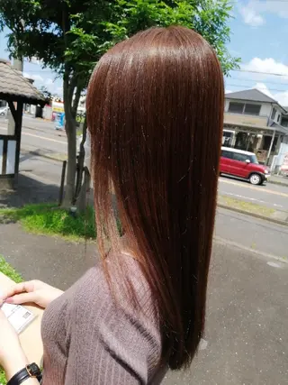 ロング 足立 悠輔のヘアスタイル