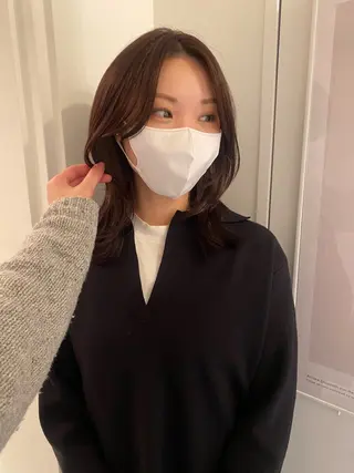 ミディアム カラー riria/ボブ /ブラウンカラー🎀のヘアスタイル