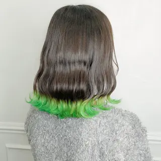 セミロング カラー 🧸ミルクティー🧸 kousei🧸のヘアスタイル