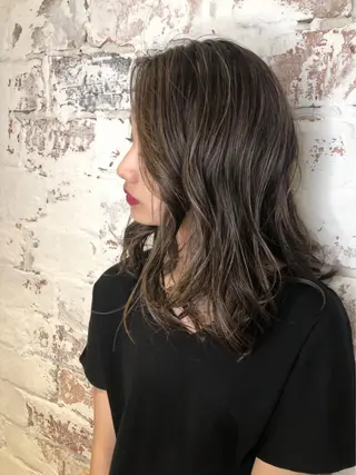 ミディアム 髪質改善／艶髪特化 /柔らかさ/清水翔矢のヘアスタイル