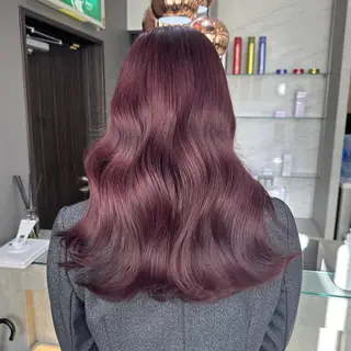 ロング カラー ミルクティー/ピンク /ブロンド 咲良のヘアスタイル