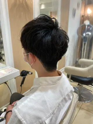 ショート パーマ メンズ Ash中目黒店 榊間茜のヘアスタイル