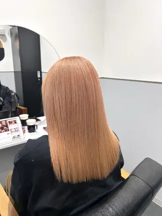 セミロング カラー SHIKI押上 ハラサワアヤカのヘアスタイル