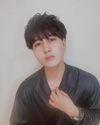 ショート メンズ 静岡/草薙パーマ メンズバレイヤージュのヘアスタイル