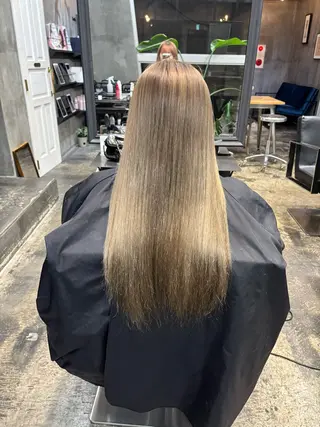 ロング カラー ア ユ ミのヘアスタイル