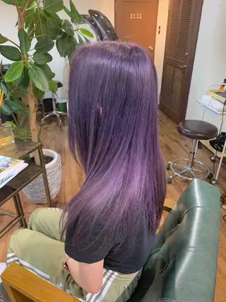 ロング 三野 沙也のヘアスタイル