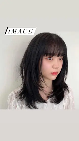 ミディアム レイヤーカット🎀 kanaのヘアスタイル