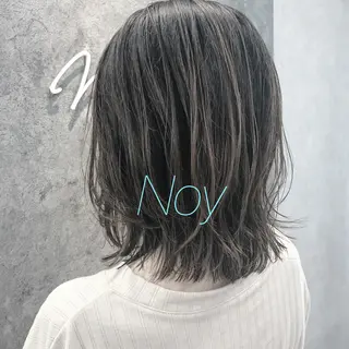 ミディアム 所渉/韓国レイヤー /ウルフカットのヘアスタイル