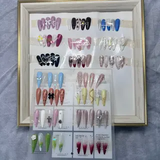 ミディアム 一其 サロンのネイルデザイン