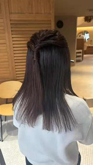 ミディアム ヘアアレンジ サイトウ　ナミ /無料カットモデルのヘアスタイル