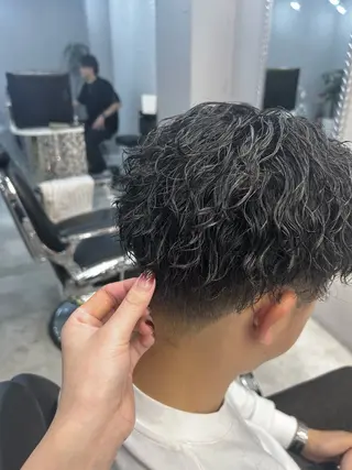 パーマ メンズ 天王寺メンズパーマ /マツムラミユウのヘアスタイル