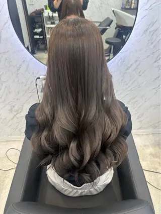 ロング カラー hair salon dot. mooda 韓国風サロン 町田店所属・韓国風ヘア🎀🩶 /♡𝓝𝓸𝓪♡のヘアスタイル