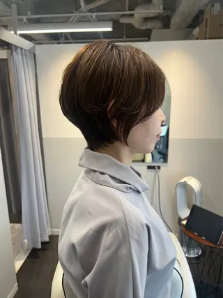 ショート カラー ⭐️小顔ショート⭐️ 大鷲拓海のヘアスタイル
