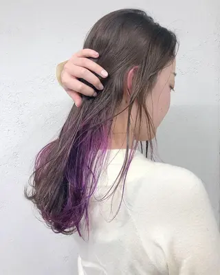 ロング カラー ヘアアレンジ 【池袋/スパイキー ショート】ⓝⓘⓜⓤのヘアスタイル