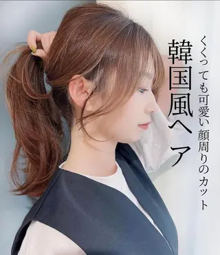 ミディアム ノンダメージサロン まつうらるなのヘアスタイル