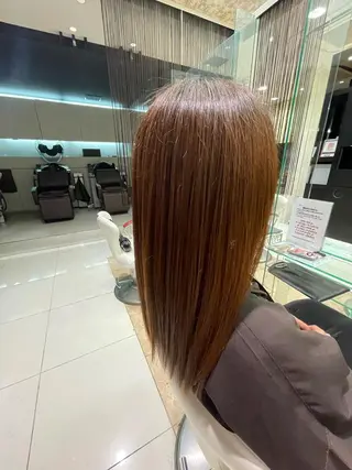 セミロング ササ　ユウキ/パーマ 縮毛矯正/髪質改善のヘアスタイル