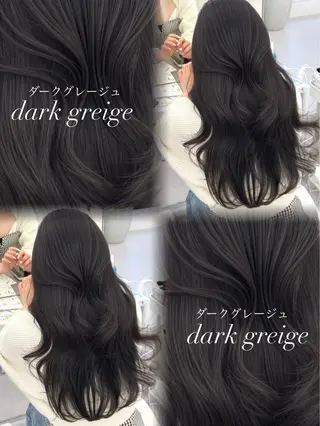 ロング カラー 韓国ヘア　紗希 🦋のヘアスタイル