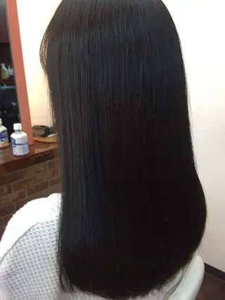 ロング パーマ 桧山 真のヘアスタイル