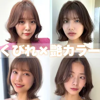 ショート カラー 莉乃/縮毛矯正/髪質 改善/艶カラーのヘアスタイル