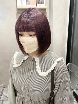 ミディアム カラー 艶カラー YOSHIMURAのヘアスタイル