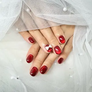 ネイル AYAKA🩵難波♡ 韓国ネイルで可愛く♡のネイルデザイン