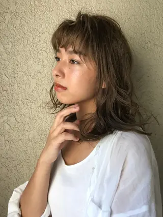 セミロング 🌼U24 ヘアデザインラボのヘアスタイル