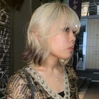 ミディアム 🪅ブリーチカラー 🪅琉羽Ruuのヘアスタイル