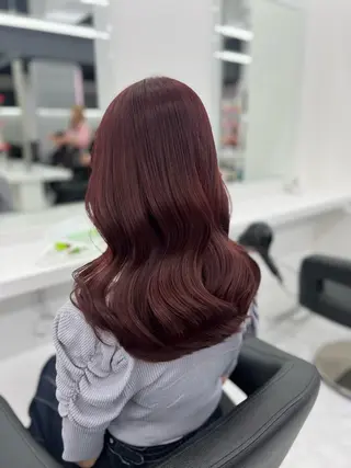 ミディアム カラー ヘアアレンジ ダブルカラー特化💖 韓国ヘア💖りくのヘアスタイル