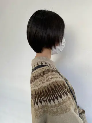 ショート パーマ、髪質改善 菊地美月のヘアスタイル