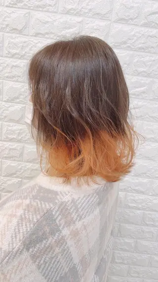 ミディアム 福森 みずきのヘアスタイル