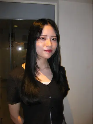 セミロング 今井 香奈恵のヘアスタイル