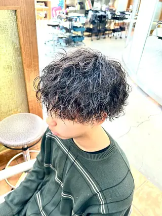 パーマ メンズ メンズスタイル 完全再現/仁翔のヘアスタイル