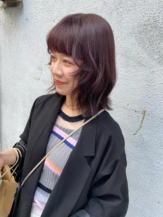 ミディアム カラー ヘアアレンジ Mirai 🧸のヘアスタイル