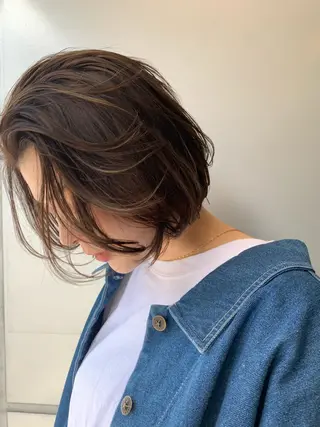 ショート カラー パーマ sakoda shunkiのヘアスタイル